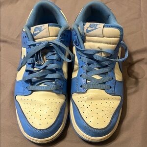 Nike Light Blue and Cream Athletic Shoes